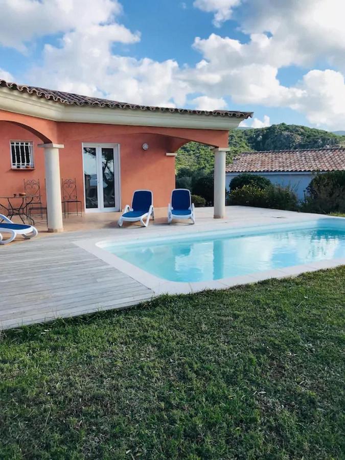 Superbe Villa Avec Piscine Vue Mer, Proche Plage Et Porticcio Pietrosella Eksteriør billede