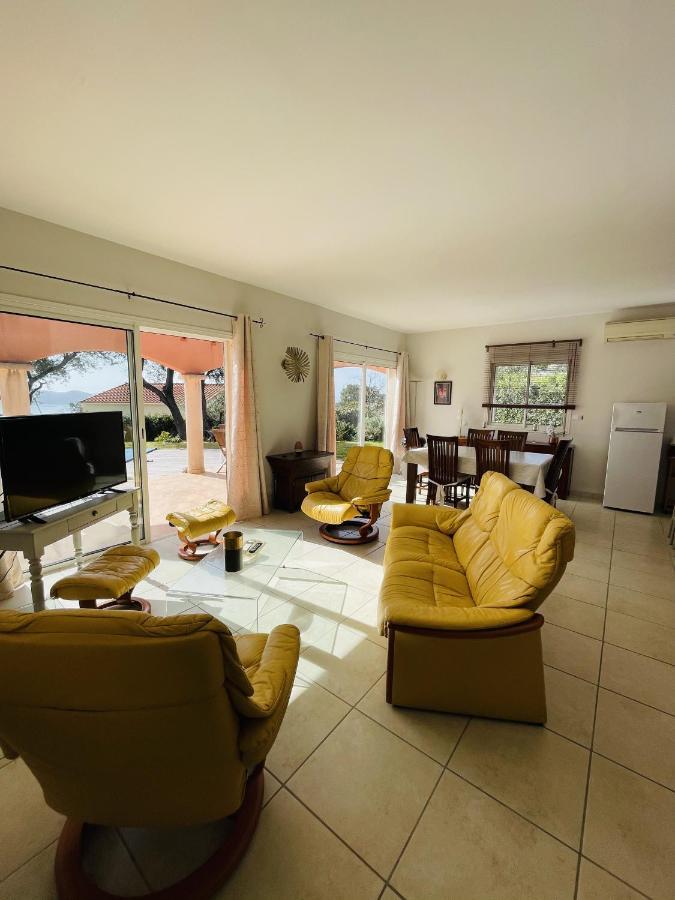 Superbe Villa Avec Piscine Vue Mer, Proche Plage Et Porticcio Pietrosella Eksteriør billede
