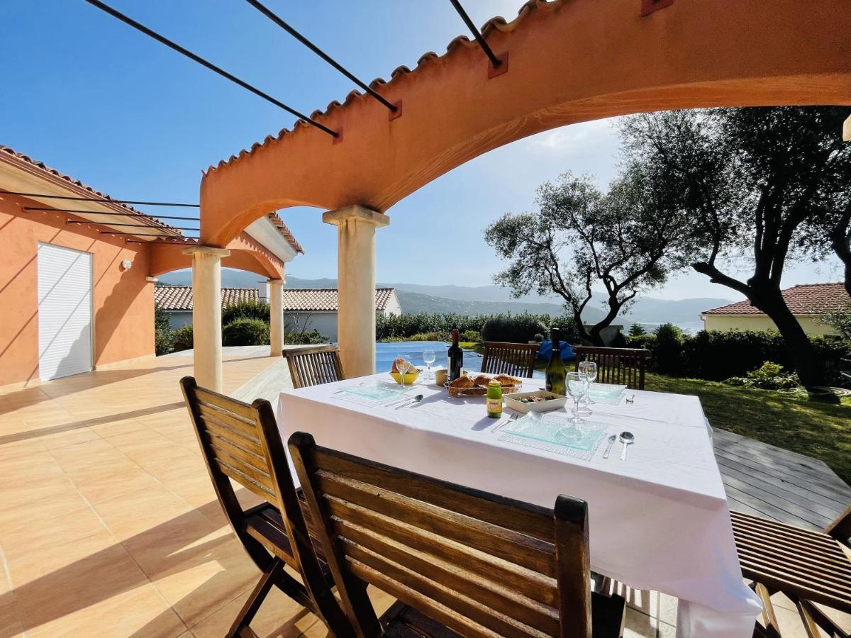 Superbe Villa Avec Piscine Vue Mer, Proche Plage Et Porticcio Pietrosella Eksteriør billede